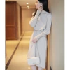 Francés cuello medio largo color sólido suéter interior vestido de punto mujer otoño invierno simple slim legging falda Specification image